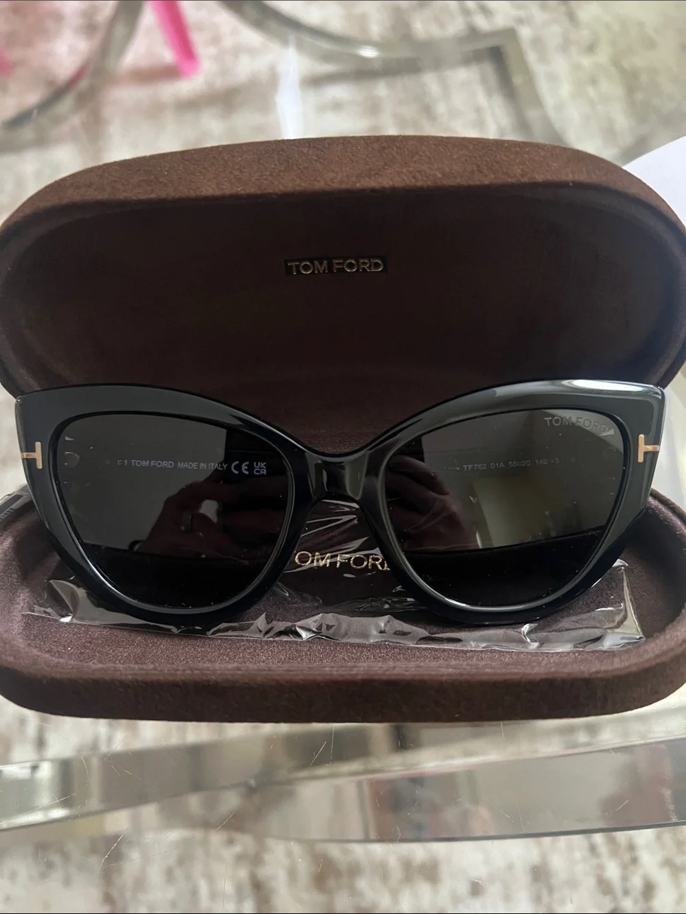 Anya 55mm Cat Eye Sunglasses TOM FORD